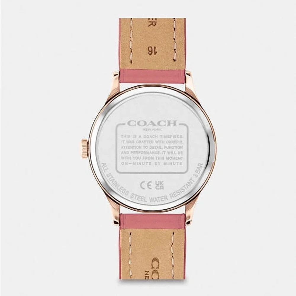 NEW IN BOX COACH 32mm RUBY WATCH WITH SIGNATURE FACE - Picture 3 of 16